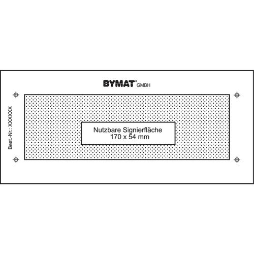 Productimage for 1/2 DIN A5, usable area 170 x 54 mm, unframed