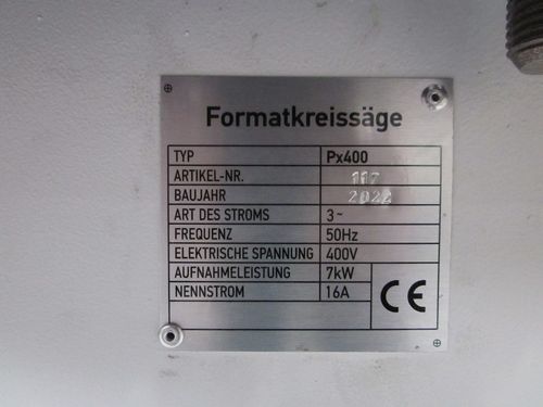 Productimage for Px 400 Formatkreissäge