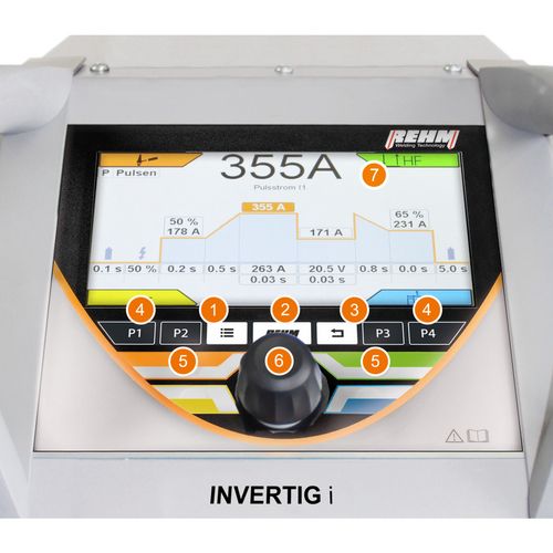 Productimage for INVERTIG i 450 AC/DC HIGH Advanced with control panel flap