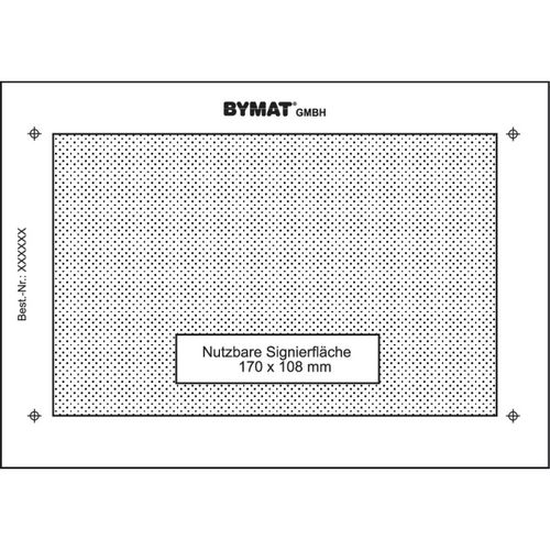 Productimage for 1/2 DIN A4, usable area 257 x 85 mm, unframed