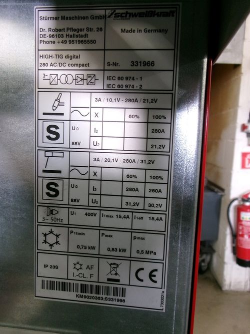 Productimage for HIGH-TIG digital 280 AC/DC compact 