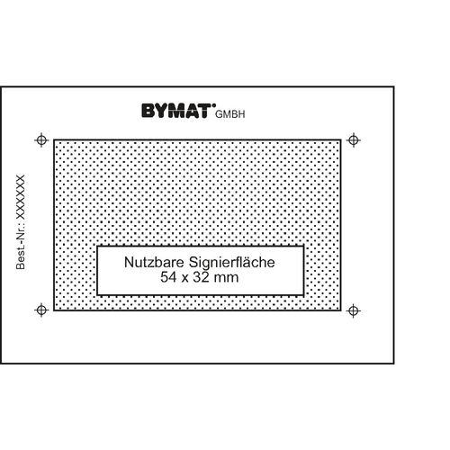 Productimage for DIN A8, effective area 54 x 32 mm, unframed